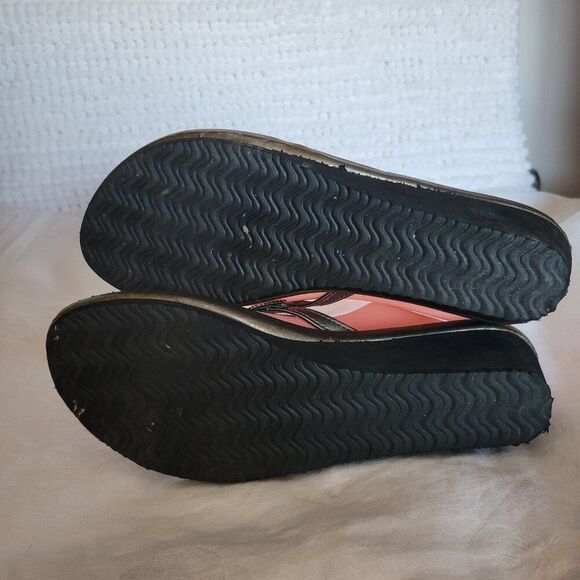 Kenneth Cole Reaction Size 8 Women's Blingy sandals thong rhinestones Shoes GUC - Picture 8 of 13